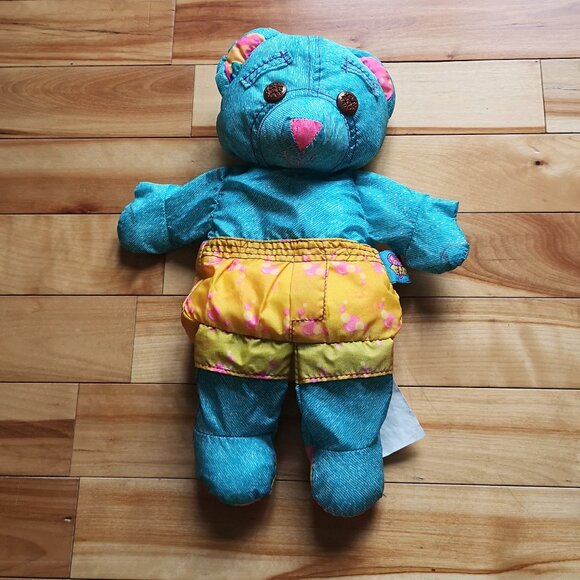 VINTAGE 1996  Tyco Splash Time Doodle Bear Stuffed Animal - Picture 1 of 2